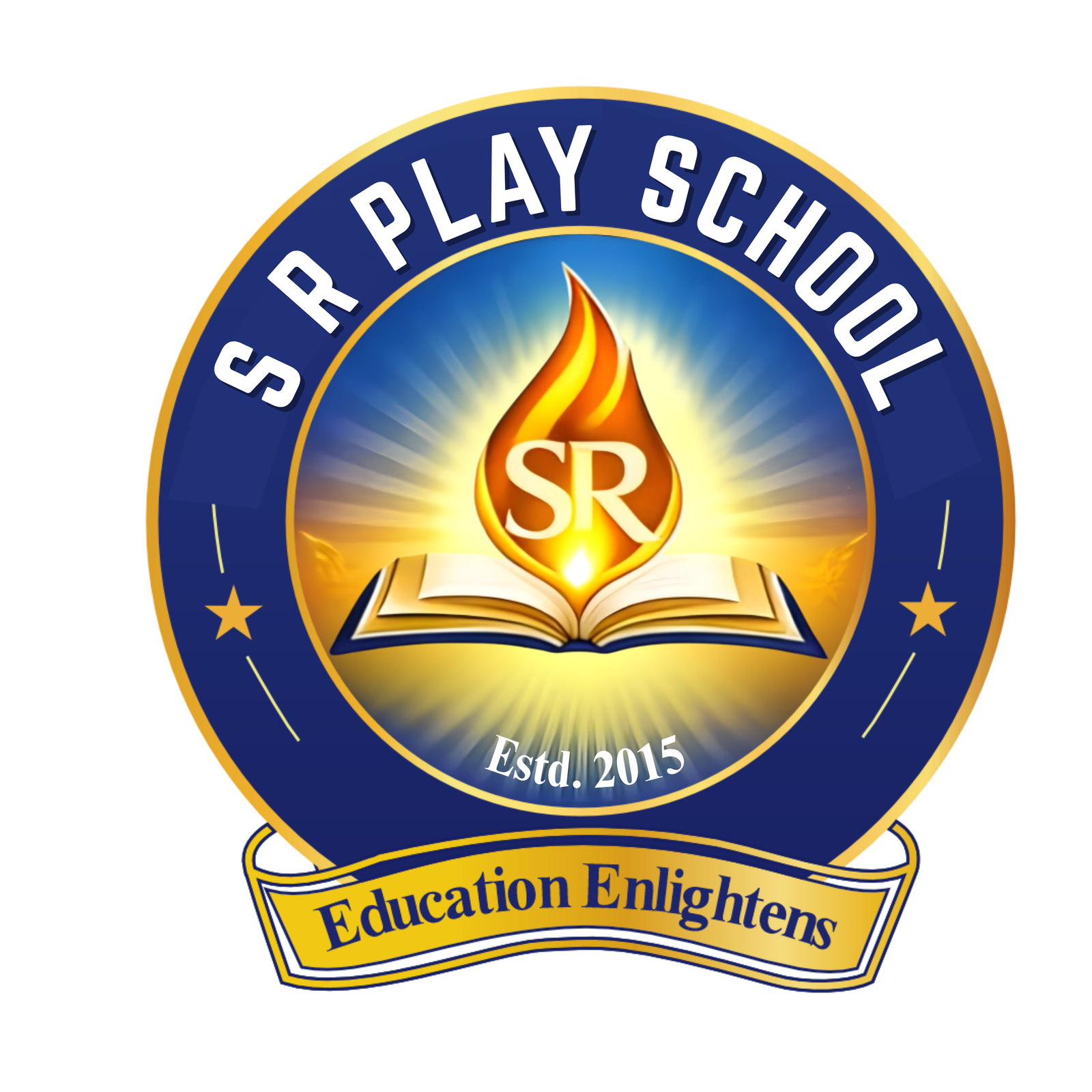 S R Play School Logo